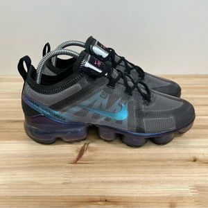 Nike Air VaporMax 2019 Throwback Future womens size 7 Black Blue